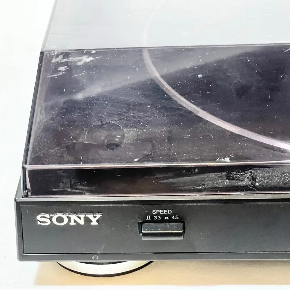 Sony Stereo Turntable System Record Player PS-LX300USB Tested Working